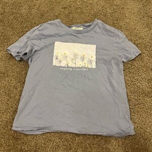 forever 21 small tee with flowers
